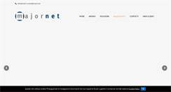 Desktop Screenshot of majornet.it